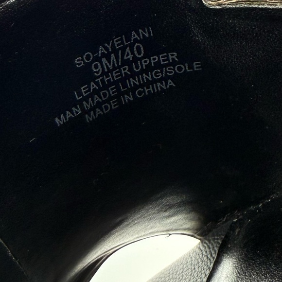 Sole Society Ayelani Boho Black Espadrille Wedge Open Toe Sandals SZ 9M - Picture 9 of 16